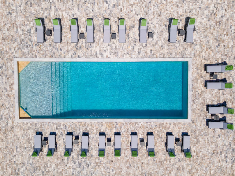 pool view from above