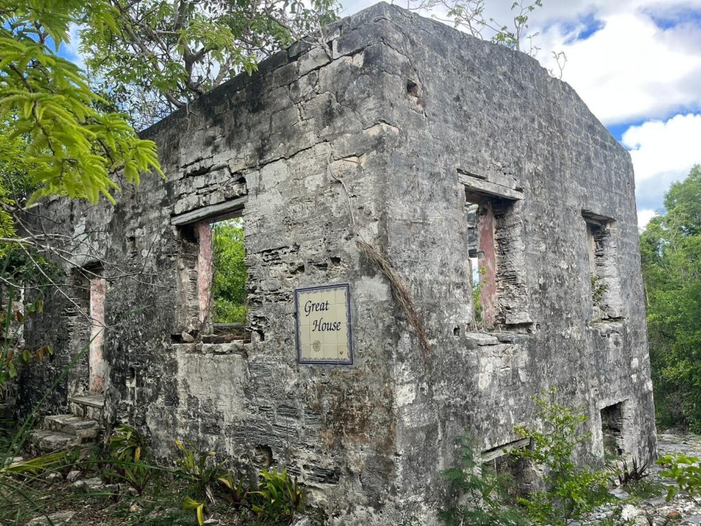 run down building
