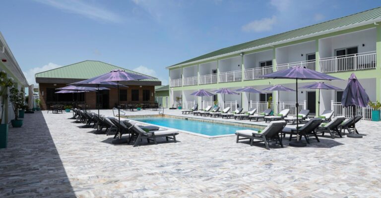 The pool at the resort
