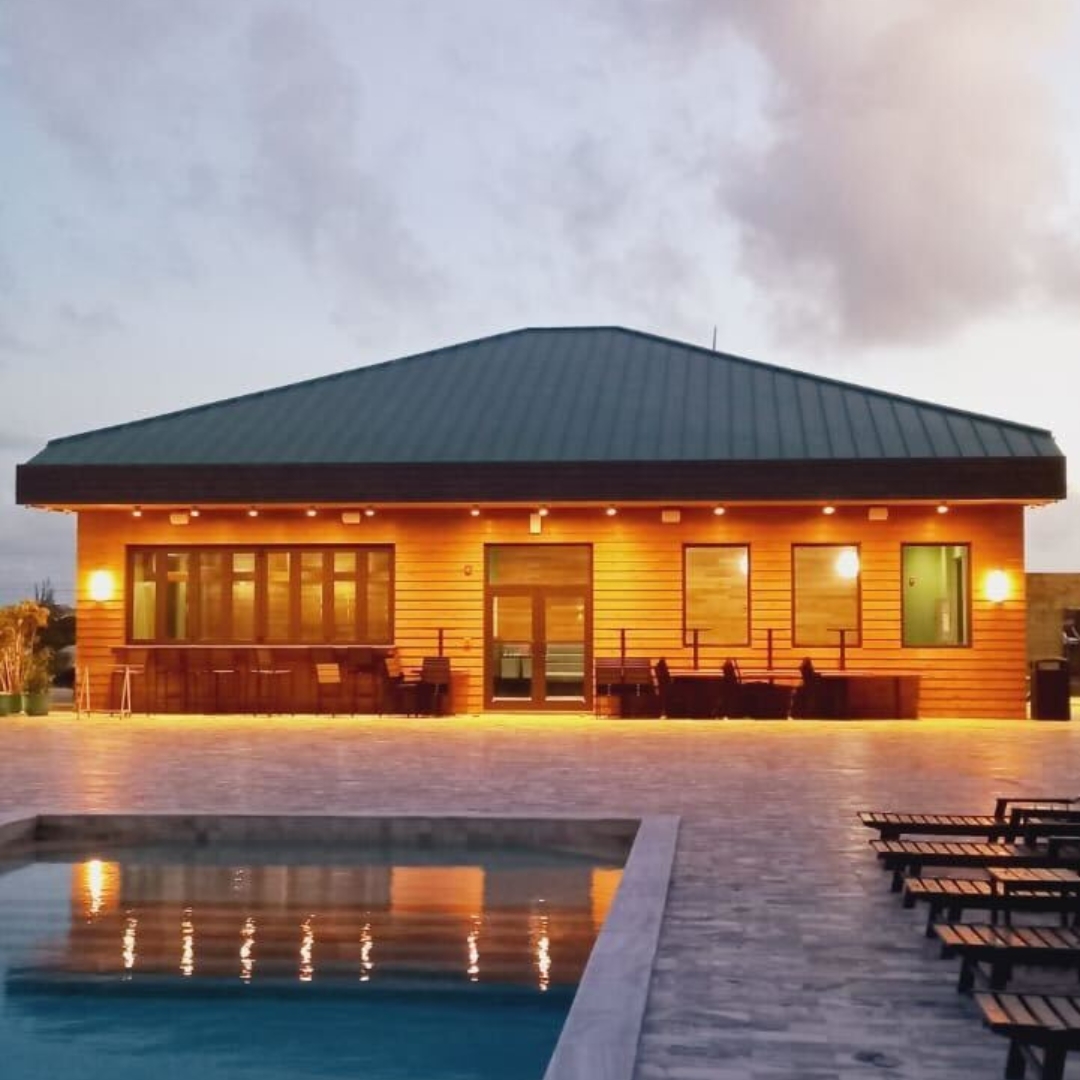 Night time at a resort
