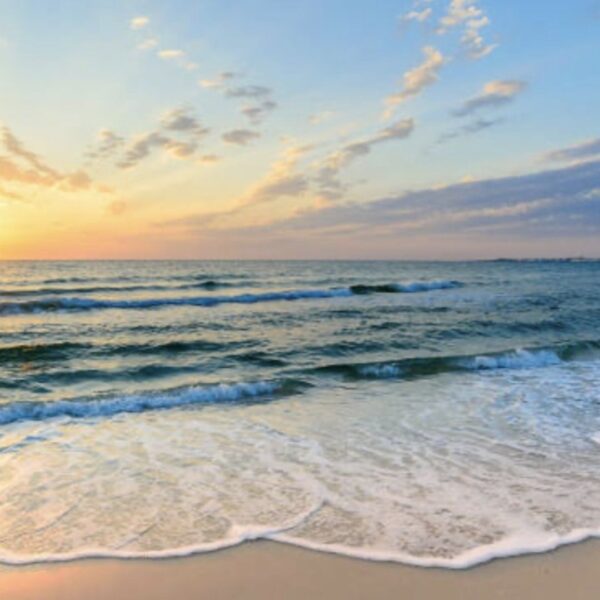 beach at sunrise