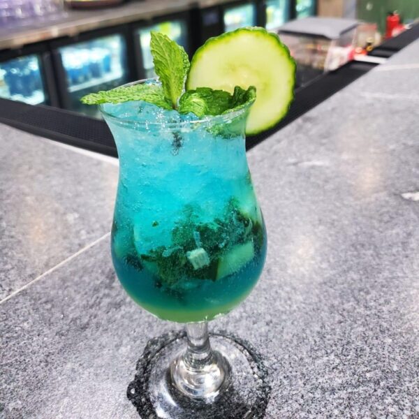 Blue cocktail