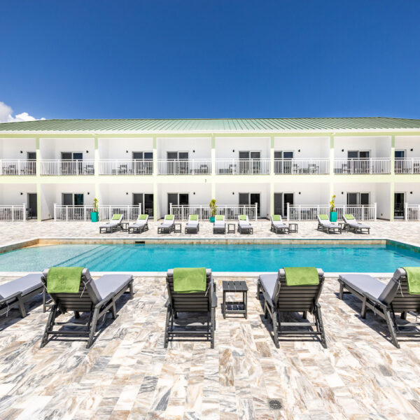 a view of the hotel pool