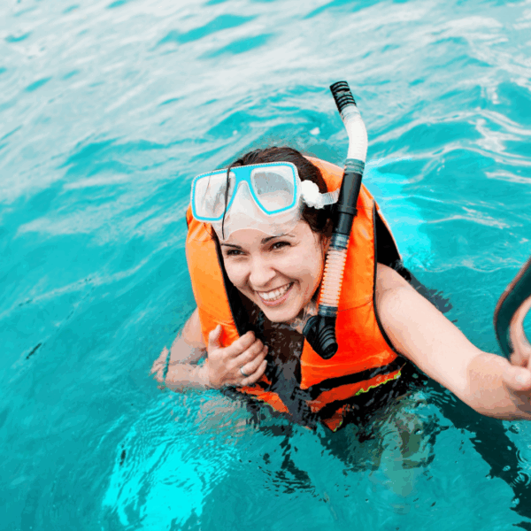 Snokeling in Pristine waters