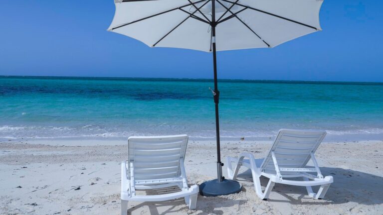 chairs on a beach
