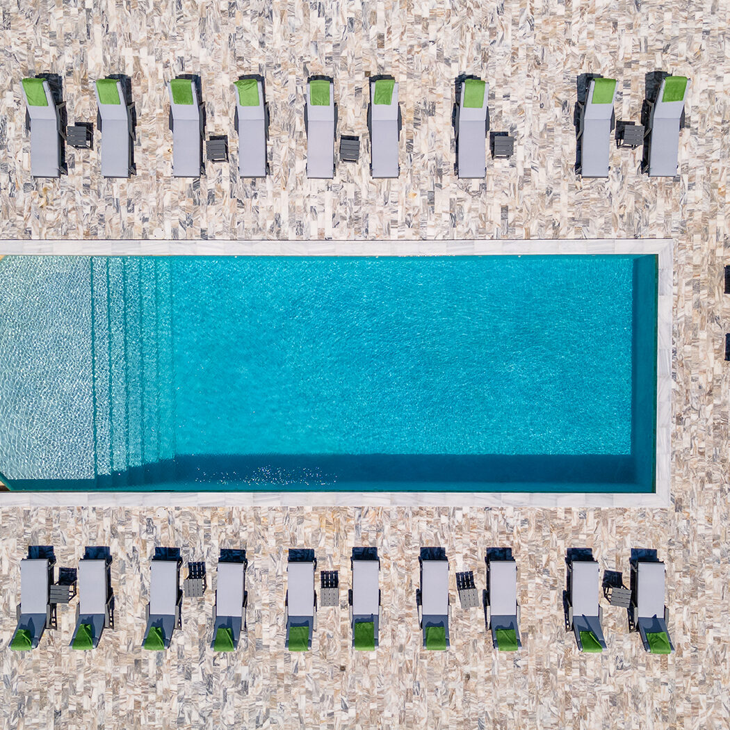 pool view from above