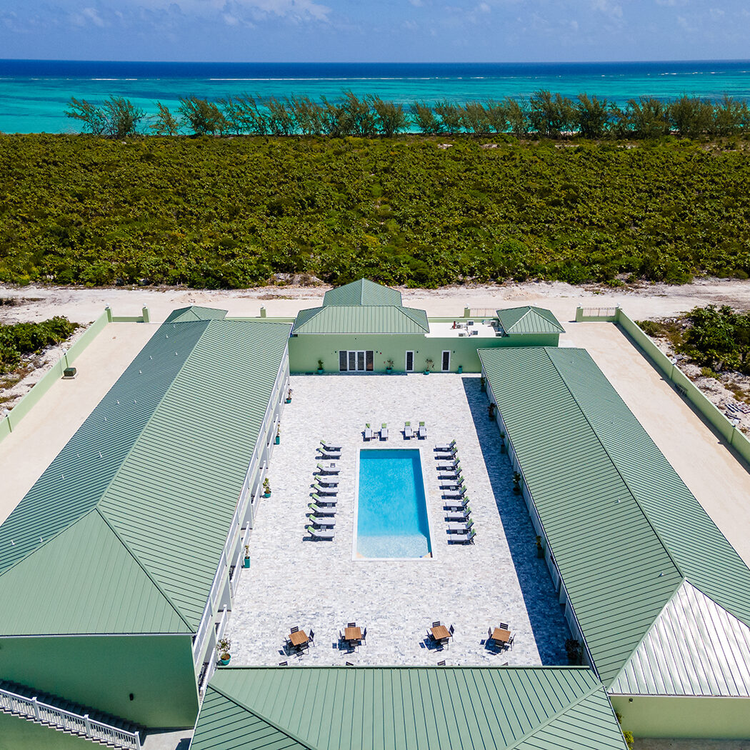 resort from above
